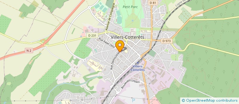 localisation de l'entreprise SCI JOURDAIN ERRICHIELLO à VILLERS-COTTERETS