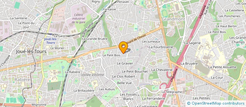 localisation de l'entreprise SCI JOURDAIN-LA BAULE à JOUE-LES-TOURS