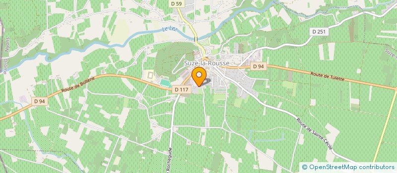 localisation de l'entreprise SCI JOURDAN  ROCHEGUDE