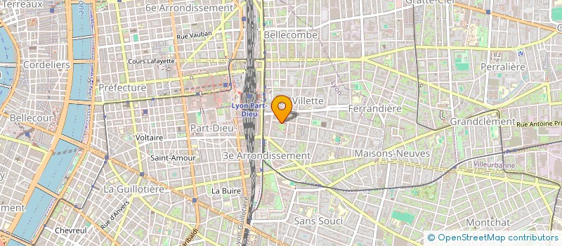 localisation de l'entreprise SCI JOURDAN PERRACHE  LYON