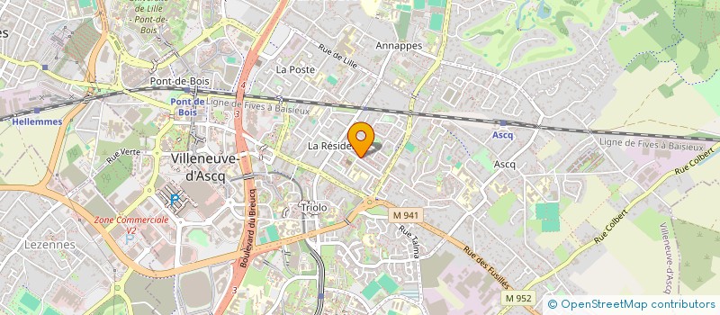 localisation de l'entreprise SCI JOURDEL PETITPREZ à VILLENEUVE-D'ASCQ