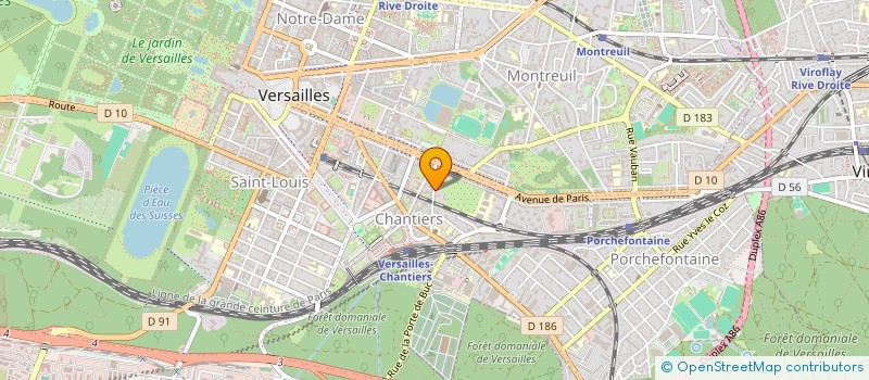 localisation de l'entreprise SCI JOURDIN-VERMERSCH à VERSAILLES