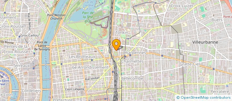 localisation de l'entreprise SCI JOURNE BELLECOUR  LYON