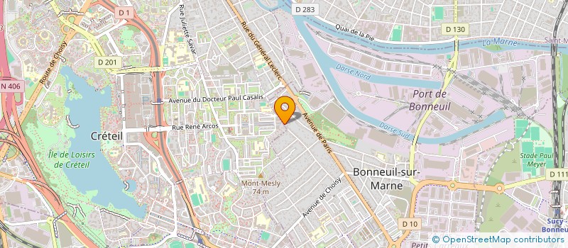 localisation de l'entreprise SCI JOURNO FIORI DI MAR à BONNEUIL-SUR-MARNE