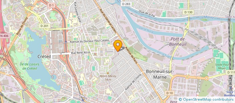 localisation de l'entreprise SCI JOURNO FIORI DI MAR II à BONNEUIL-SUR-MARNE