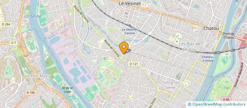 localisation de l'entreprise SCI JOURS HEUREUX  LE VESINET