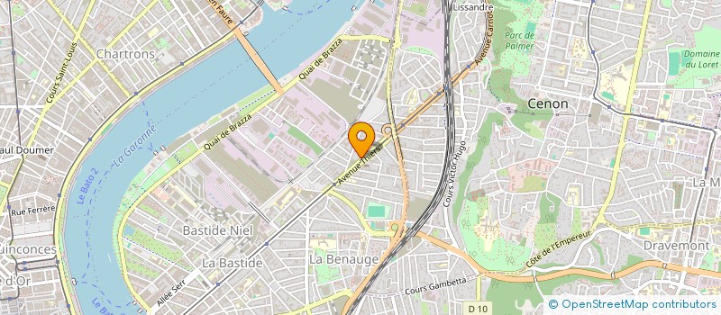 localisation de l'entreprise SCI JOUSSET  BORDEAUX