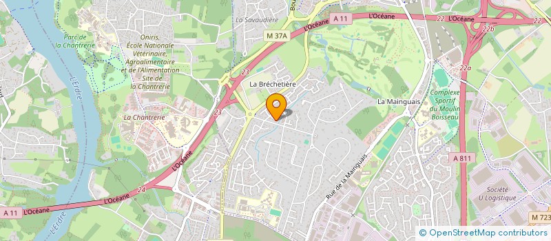 localisation de l'entreprise SCI JOUSSIMO  CARQUEFOU