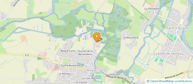 localisation de l'entreprise SCI JOUSSON  MAGNE