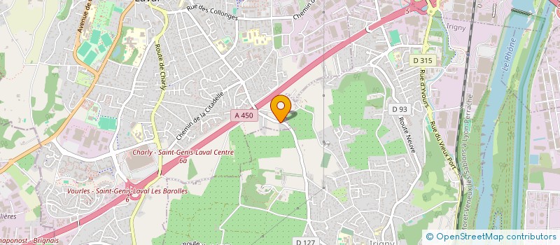 localisation de l'entreprise SCI JOUTY  SAINT-GENIS-LAVAL