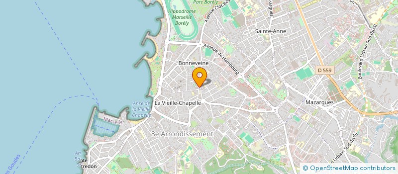 localisation de l'entreprise SCI JOUVE à MARSEILLE