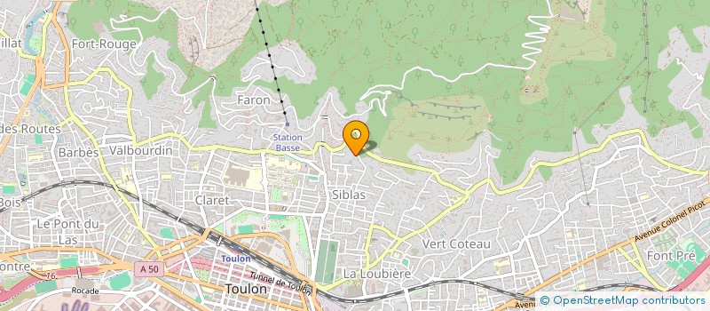 localisation de l'entreprise SCI JOUVE LE GALLIEN  TOULON