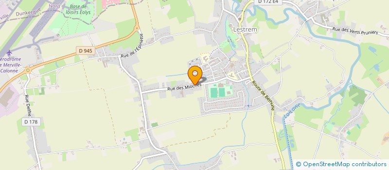 localisation de l'entreprise SCI JOUVENCE  LESTREM