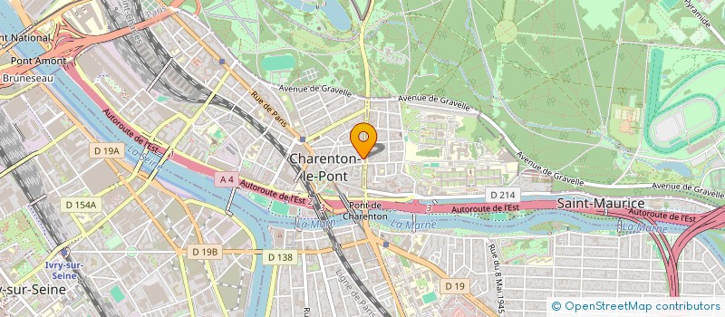 localisation de l'entreprise SCI JOUVENCE  CHARENTON-LE-PONT