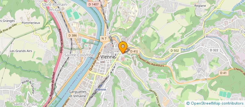 localisation de l'entreprise SCI JOUVIENNE  VIENNE
