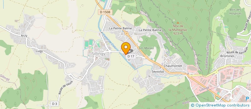 localisation de l'entreprise SCI JOUVIMMO  SILLINGY