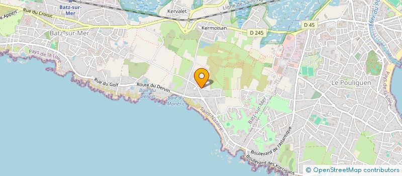 localisation de l'entreprise SCI JOUVIN  BATZ-SUR-MER