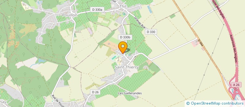 localisation de l'entreprise SCI JOUVIN HANNION  SAINT-THIERRY