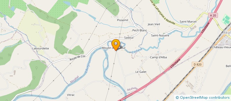 localisation de l'entreprise SCI JOUVRAY  REALVILLE