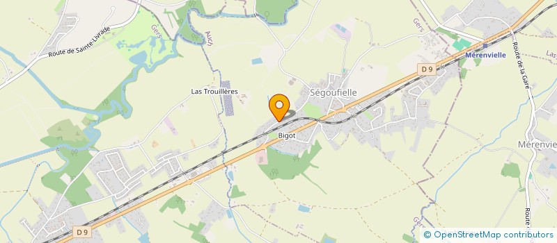 localisation de l'entreprise SCI JOUY ROYAL PEYRAGUDES  SEGOUFIELLE