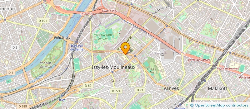 localisation de l'entreprise SCI JOVALDE à ISSY-LES-MOULINEAUX