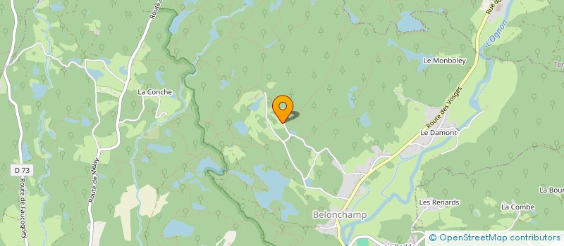 localisation de l'entreprise SCI JOVALOU  BELONCHAMP