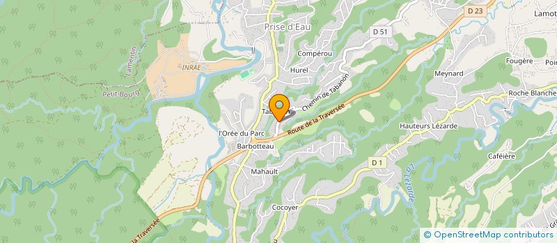 localisation de l'entreprise SCI JOVE  PETIT BOURG