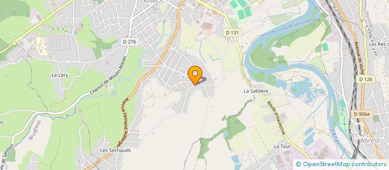 localisation de l'entreprise SCI JOVI  BELLERIVE-SUR-ALLIER