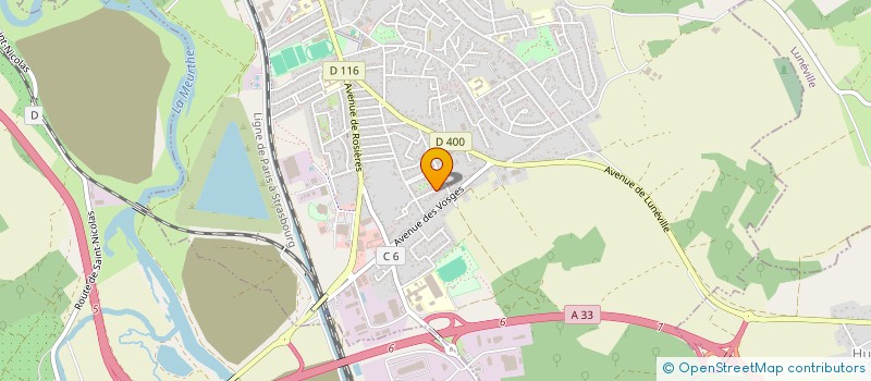 localisation de l'entreprise SCI JOVI  DOMBASLE-SUR-MEURTHE