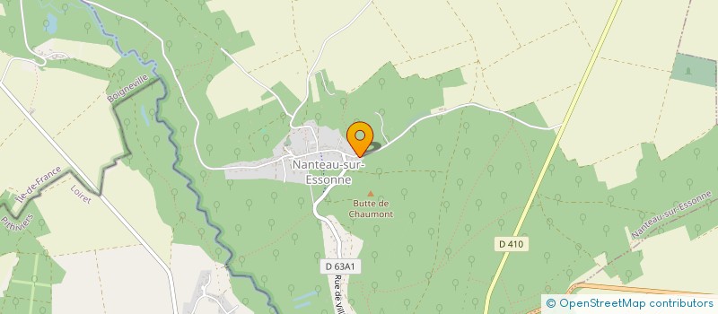 localisation de l'entreprise SCI JOVIALE  NANTEAU-SUR-ESSONNE