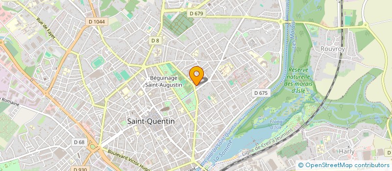localisation de l'entreprise SCI JOVICA à SAINT-QUENTIN