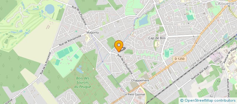 localisation de l'entreprise SCI JOVICAP  PESSAC