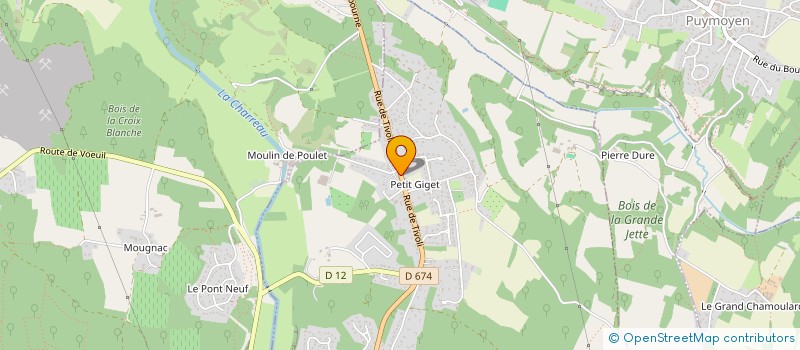 localisation de l'entreprise SCI JOVIDA à VOEUIL-ET-GIGET