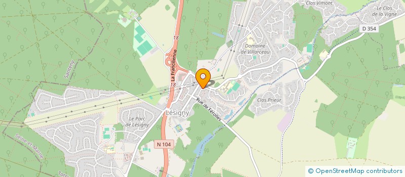 localisation de l'entreprise SCI JOVIROLI  LESIGNY
