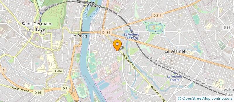 localisation de l'entreprise SCI JOVIS  LE VESINET