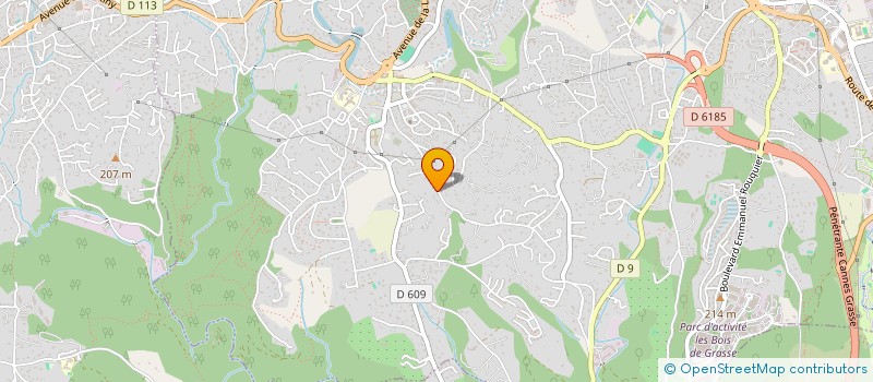 localisation de l'entreprise SCI JOWA  GRASSE