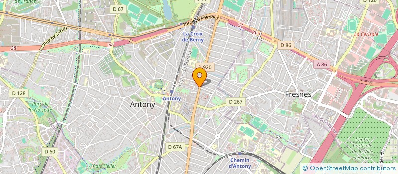 localisation de l'entreprise SCI JOWAN à ANTONY
