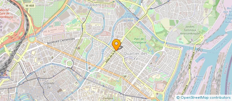 localisation de l'entreprise SCI JOWI SIMON  STRASBOURG
