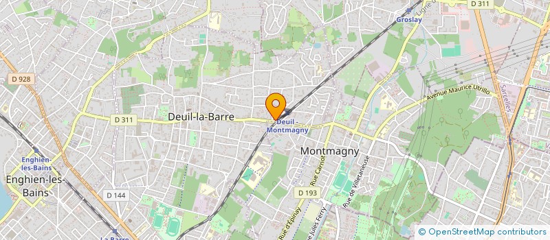 localisation de l'entreprise SCI JOXA  DEUIL LA BARRE