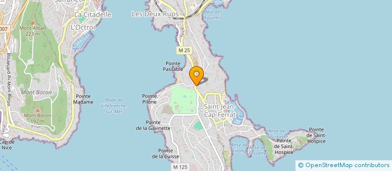 localisation de l'entreprise SCI JOY à SAINT-JEAN-CAP-FERRAT