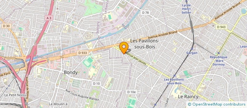 localisation de l'entreprise SCI JOY à LES PAVILLONS-SOUS-BOIS