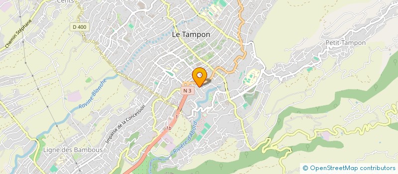 localisation de l'entreprise SCI JOY à LE TAMPON