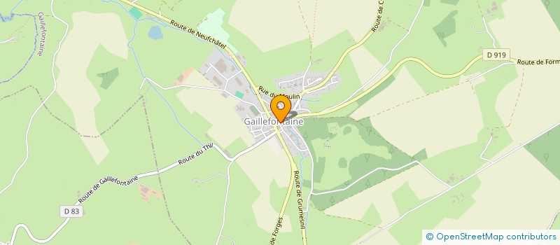 localisation de l'entreprise SCI JOY  GAILLEFONTAINE