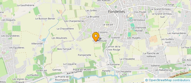 localisation de l'entreprise SCI JOY IMMO à FONDETTES