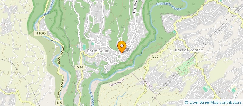 localisation de l'entreprise SCI JOYAUX BOURBON  ENTRE-DEUX