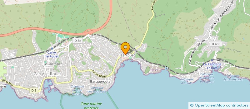 localisation de l'entreprise SCI JOYE  CARRY-LE-ROUET