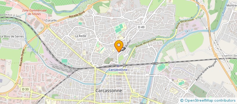localisation de l'entreprise SCI JOYE-MARTINEZ à CARCASSONNE