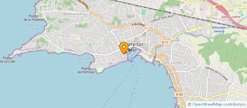 localisation de l'entreprise SCI JOYEUSE à SANARY-SUR-MER