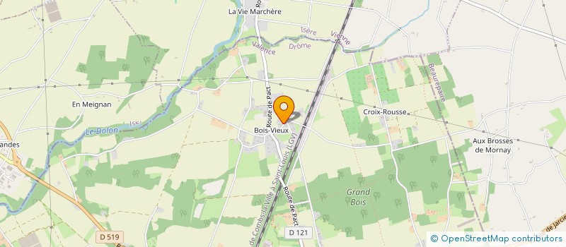 localisation de l'entreprise SCI JOYEUSE  LAPEYROUSE-MORNAY