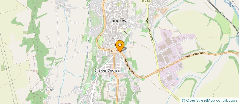 localisation de l'entreprise SCI JOYEUX 52 à LANGRES